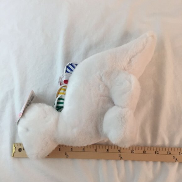 Applause Lescaux White Stegosaurus Dinosaur Plush 14" Stuffed Squeeker NWT RARE - Picture 9 of 9